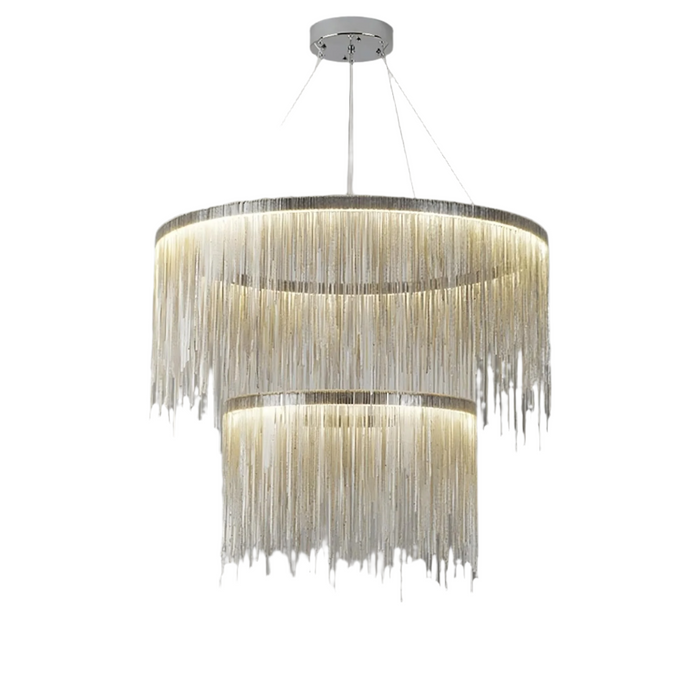 Cadena Steel Tassel Modern Chandelier-DWHOME