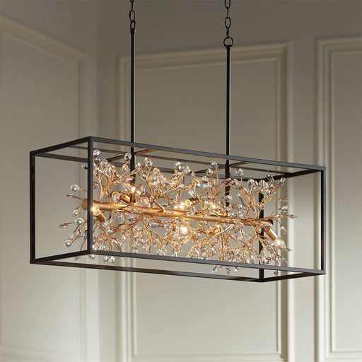 Giordano Crystal Kitchen Island Chandelier-DWHOME