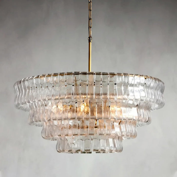 Riviera Vintage French Crystal Chandelier