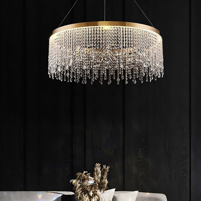 Adena Crystal Modern Ring Chandelier - DWHOME