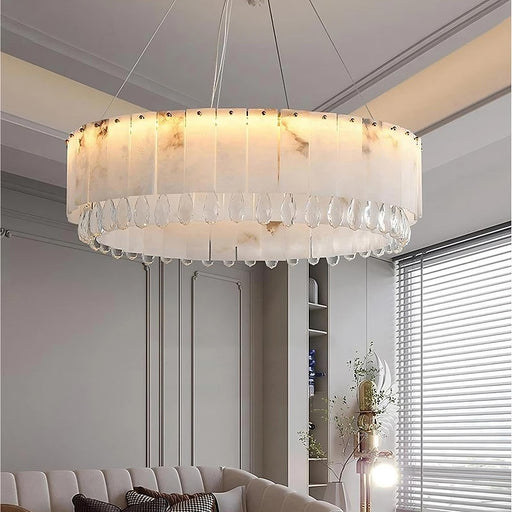 Marble & Crystal Modern Chandelier-DWHOME