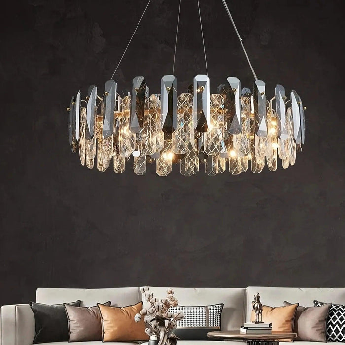 Lazzo Crystal Modern Chandelier-DWHOME