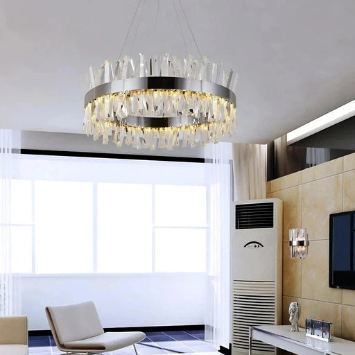 Calvi Crystal Modern Chandelier-DWHOME