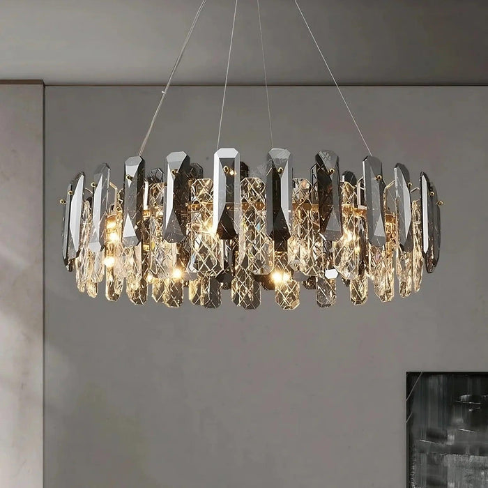Lazzo Crystal Ceiling Chandelier-DWHOME