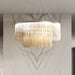 Cadena Steel Tassel Modern Chandelier-DWHOME