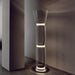 Bamboo Glass Floor Lamp-DWHOME