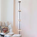 Bamboo Glass Floor Lamp-DWHOME