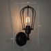 Pear Metal Cage Black Wall Sconce Light - DWHOME
