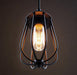 Pear Caged Bulb Industrial Pendant Light - DWHOME