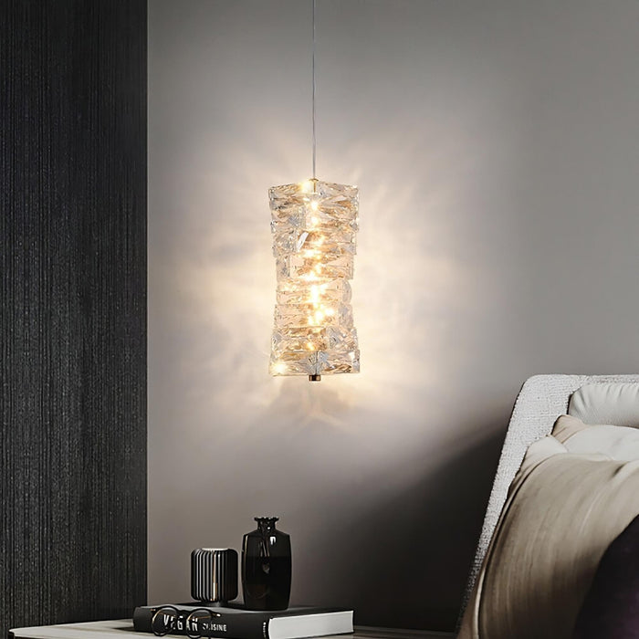 Bacci Crystal Pendant Light Fixture - DWHOME