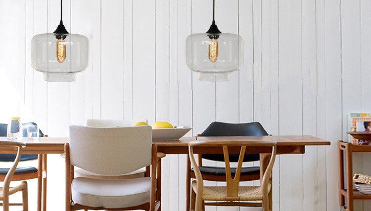 Positano Glass Shade Pendant Light - DWHOME