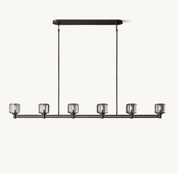 DEMARET LINEAR CHANDELIER 72"-DWHOME