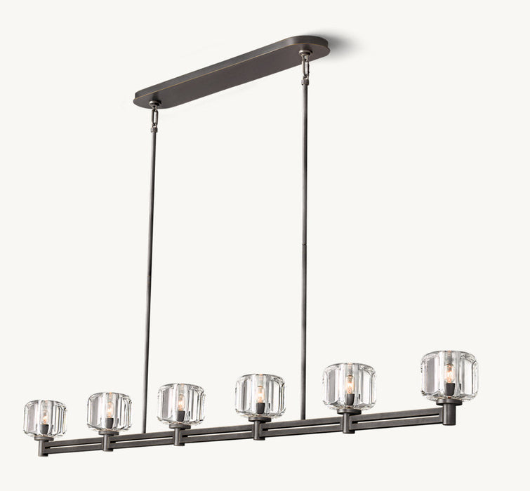 DEMARET LINEAR CHANDELIER 72"-DWHOME