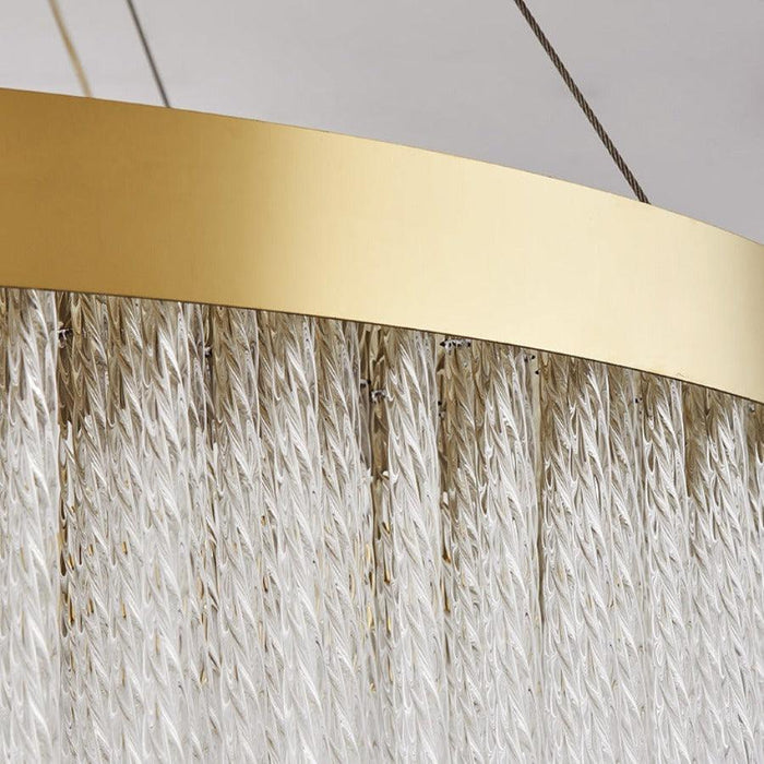 Ivetri Glass Modern Chandelier - DWHOME