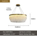 Ivetri Glass Modern Chandelier - DWHOME