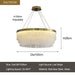 Ivetri Glass Modern Chandelier - DWHOME