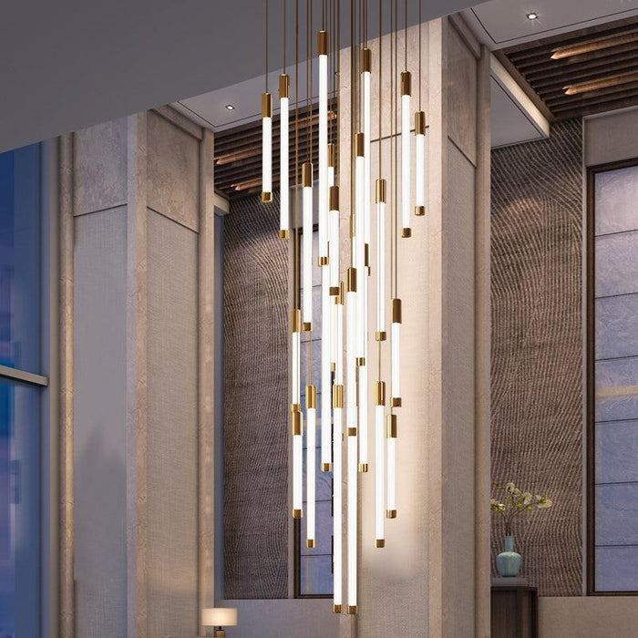 La Barra Duplex Staircase Foyer Chandelier - DWHOME