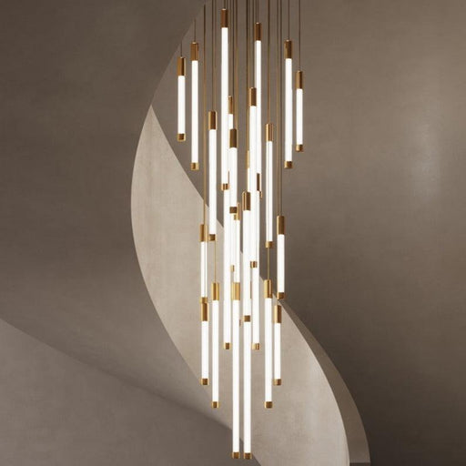 La Barra Duplex Staircase Foyer Chandelier-DWHOME