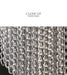 Cadena Aluminum Chain Tassel Wall Sconce - DWHOME