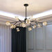 Diamante Crystal Chandelier, Black - DWHOME