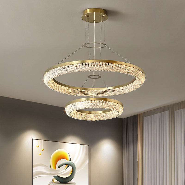 Bergamo Crystal Chandelier-DWHOME