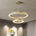 Bergamo Double Ring Crystal Chandelier - DWHOME