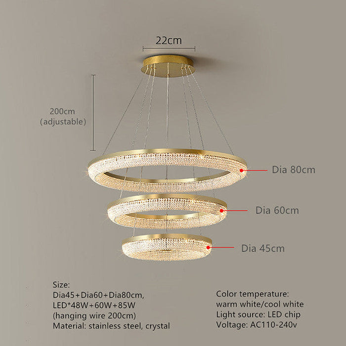 Ross Modern Chandelier-DWHOME