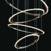 Primary Crystal Multi Rings Chandelier-DWHOME