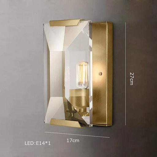Villano Crystal Wall Sconce-DWHOME