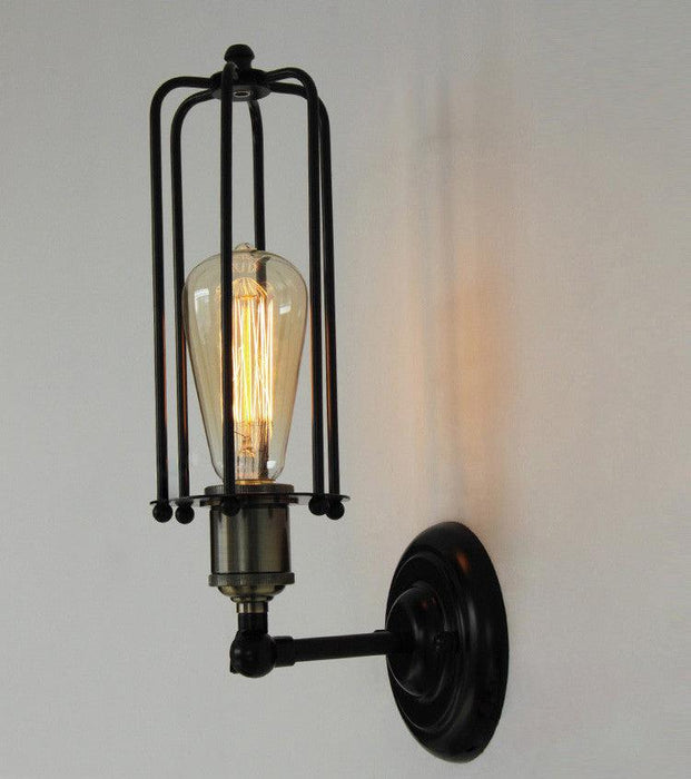 Pencil Cage Industrial Retro Vintage Wall Light - DWHOME