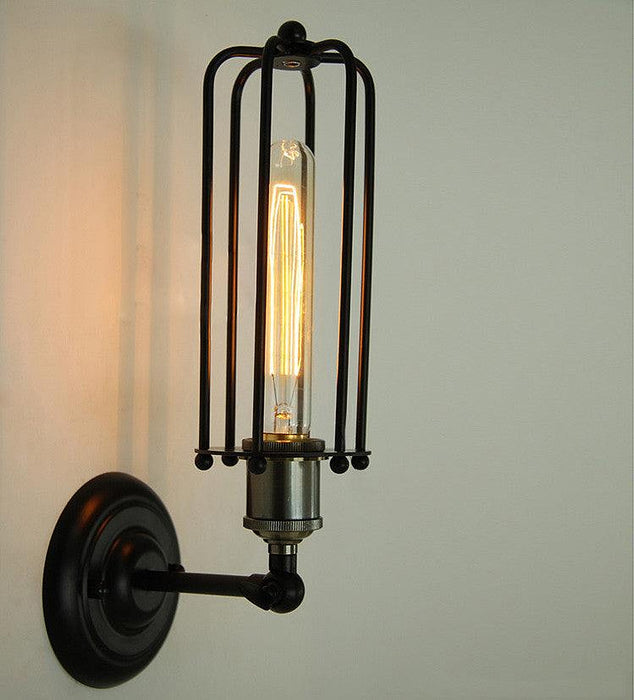 Pencil Cage Industrial Retro Vintage Wall Light-DWHOME