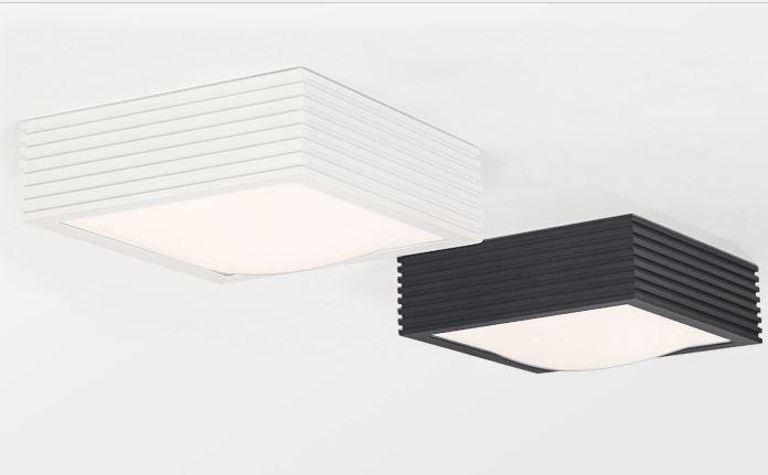 KAY Ridged Square Case Ceiling Lamp - DWHOME