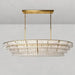 Ghiaccio Oval Chandelier 54''65''-DWHOME