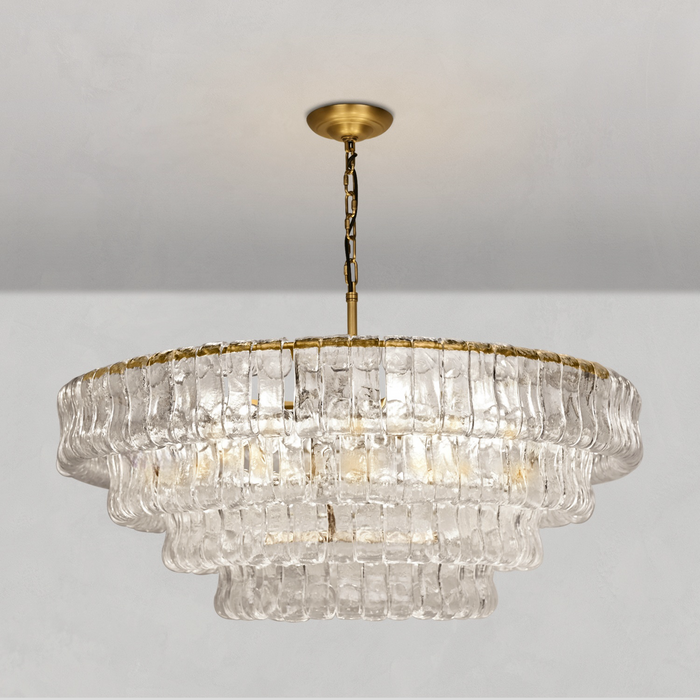 Ghiaccio Round Chandelier 36''48''-DWHOME