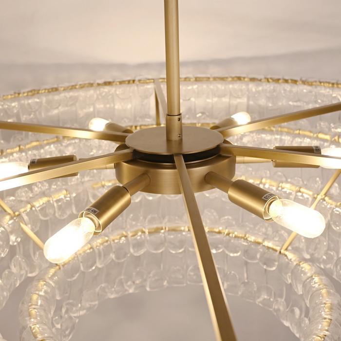 Ghiaccio Round Chandelier 36''48''-DWHOME