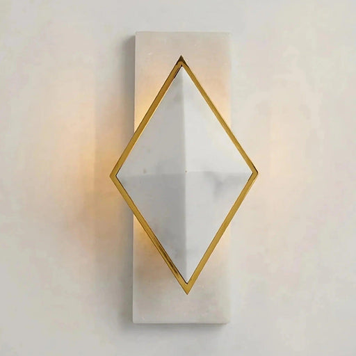 Natural Marble Contemporary Wall Sconce Light-DWHOME