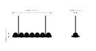 Ouranos II Linear Chandelier-DWHOME