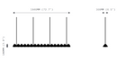 Ouranos II Linear Chandelier-DWHOME