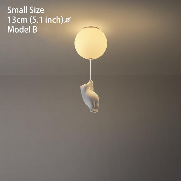 The Flying Bears Children Nursery Ceiling Light - DWHOME