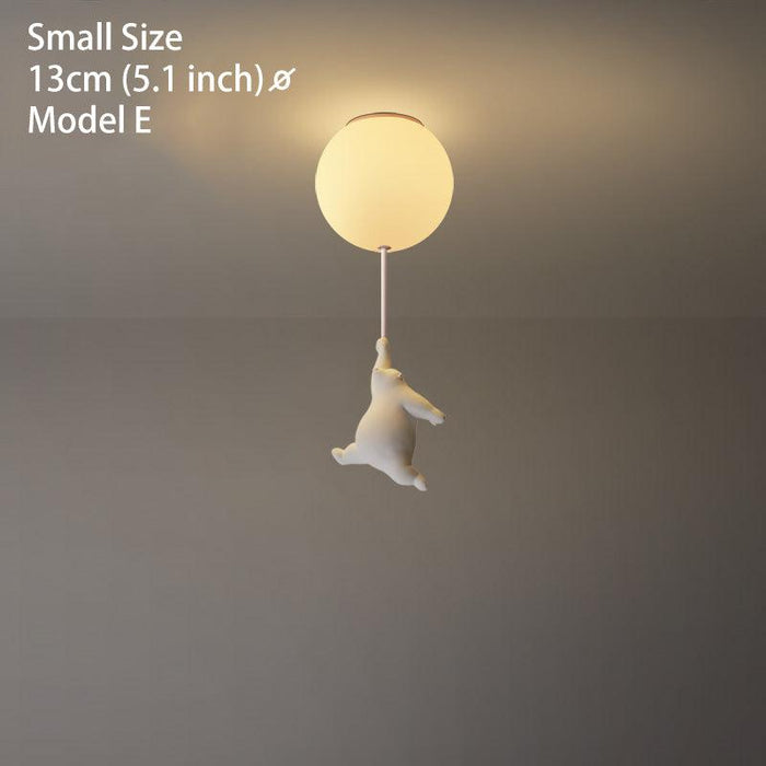 The Flying Bears Children Nursery Ceiling Light - DWHOME