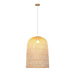 Kandang Rattan Wicker Bamboo Cage Pendant Light - DWHOME