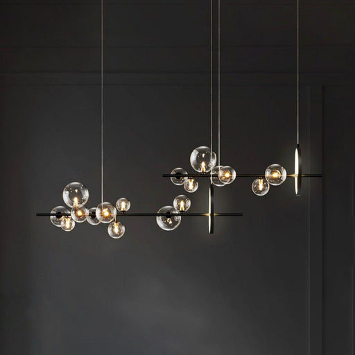 Soho modern luxury linear pendant light chandelier-DWHOME