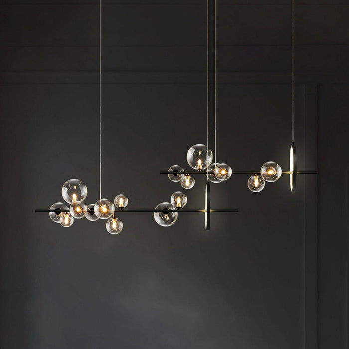Soho modern luxury linear pendant light chandelier - DWHOME