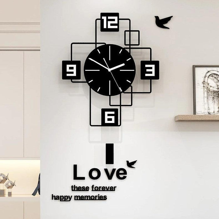 Squares DIY Wall Clock - DWHOME
