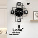 Squares DIY Wall Clock - DWHOME