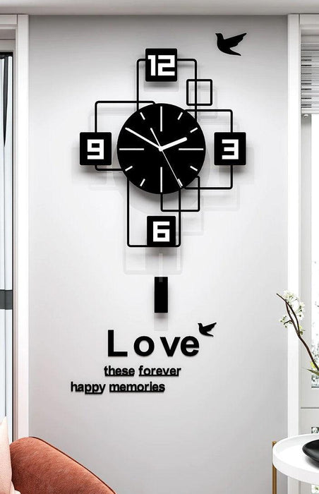 Squares DIY Wall Clock - DWHOME