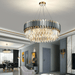 Stainless Steel LED Crystal Chandelier - DWHOME