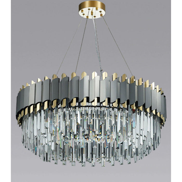 Stainless Steel LED Crystal Chandelier - DWHOME
