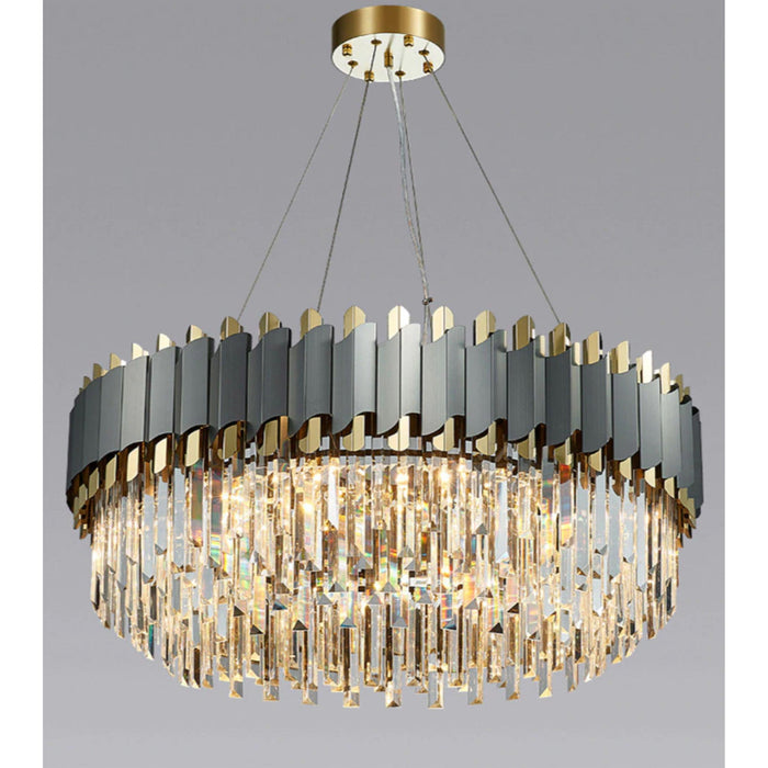 Stainless Steel LED Crystal Chandelier - DWHOME