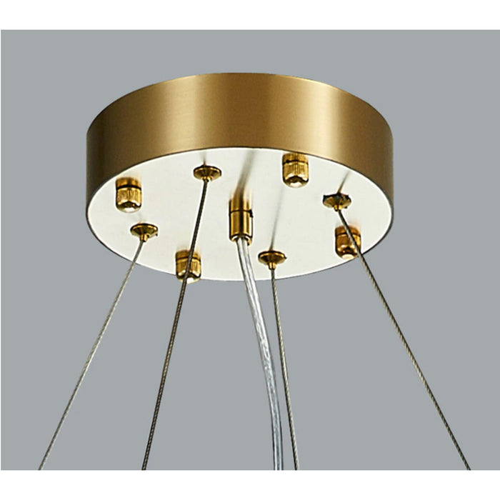 Stainless Steel LED Crystal Chandelier - DWHOME
